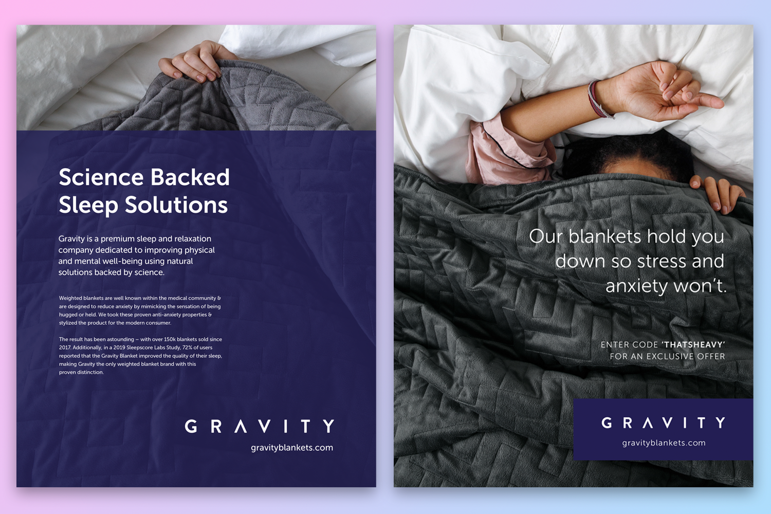 Gravity Products brand print