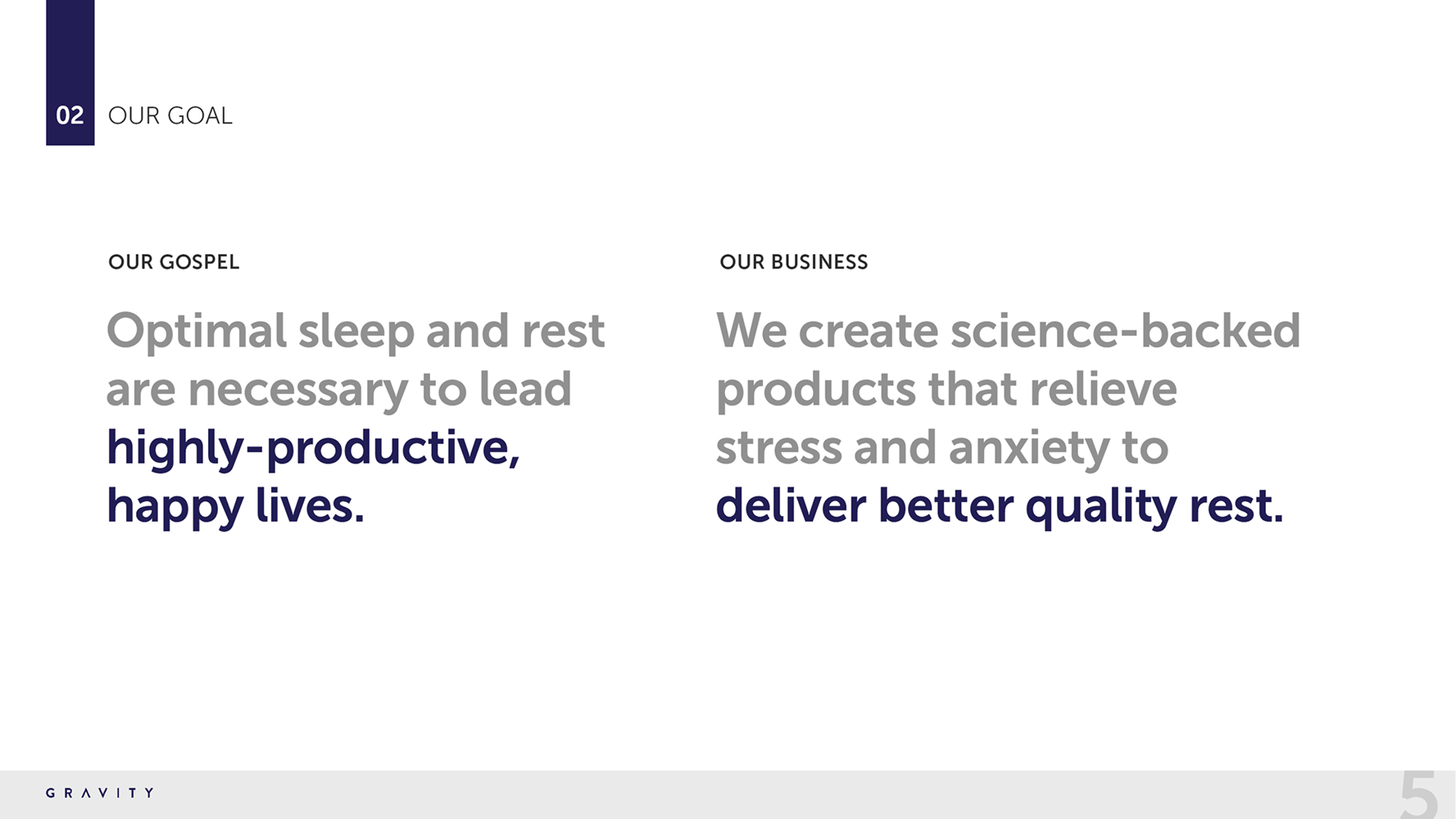 Gravity brand guidelines page 5