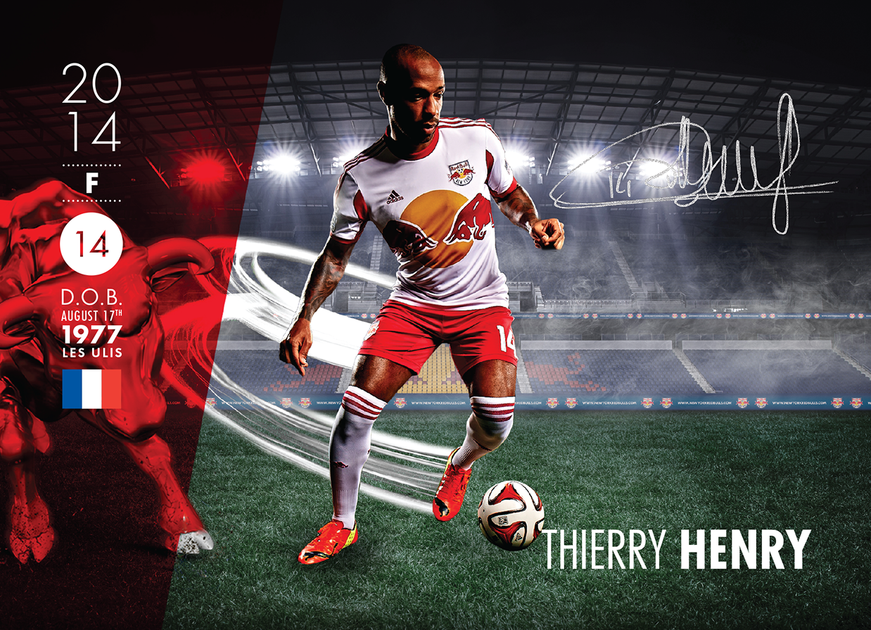 New York Red Bulls autograph card