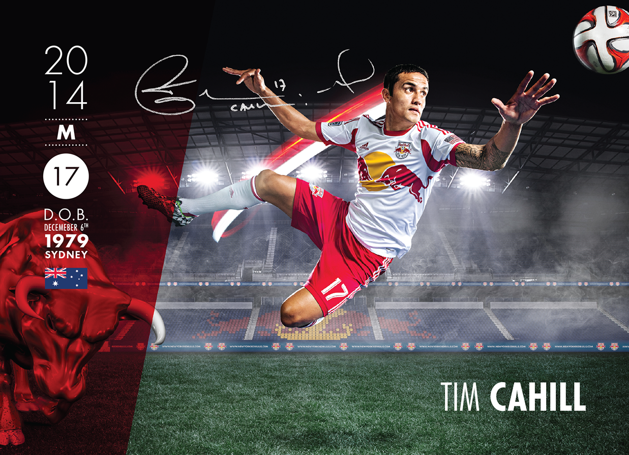 New York Red Bulls autograph card