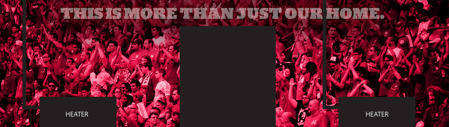 New York Red Bulls arena back wall