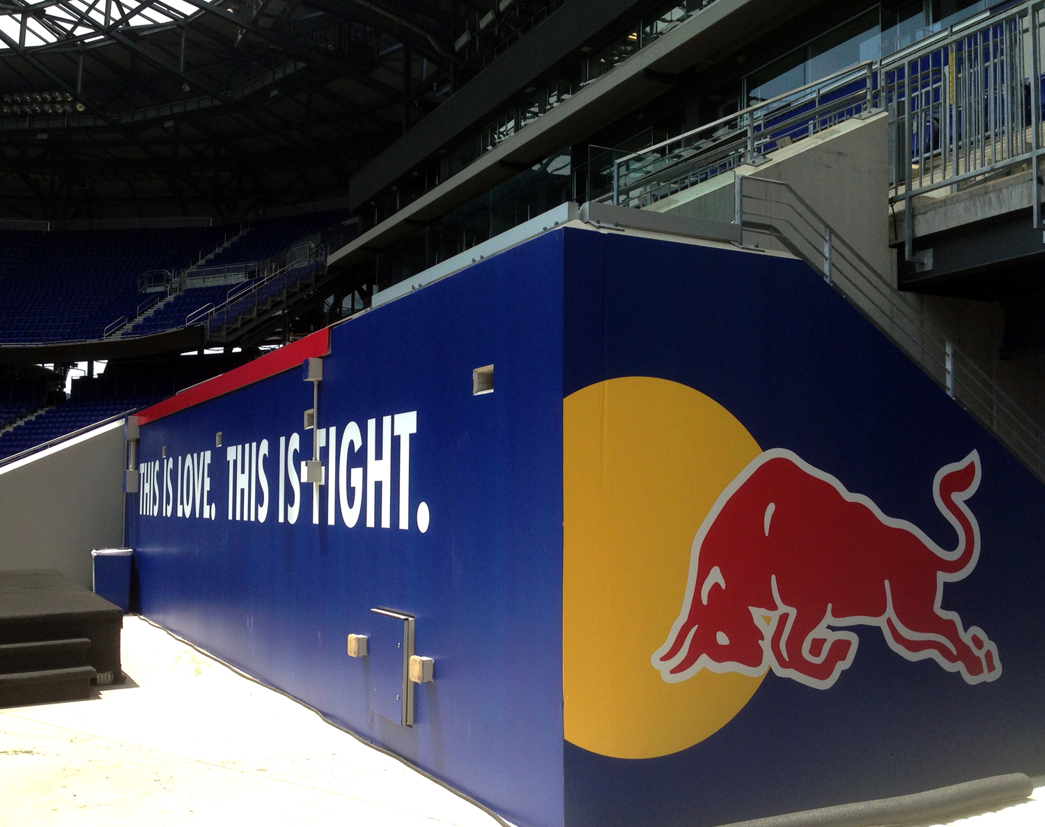 New York Red Bulls arena branding